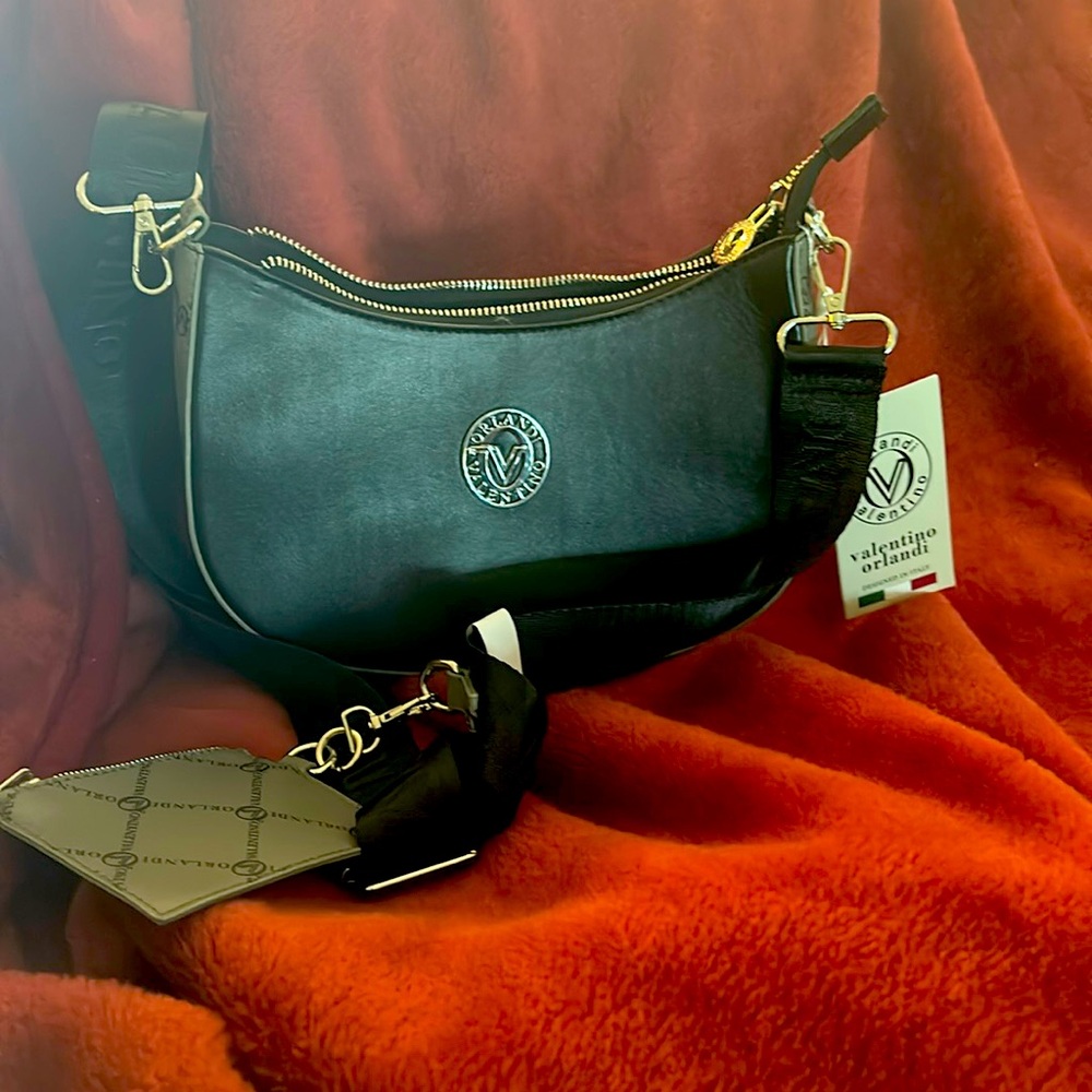 Valentino Orlandi bag NWT Black and Gray